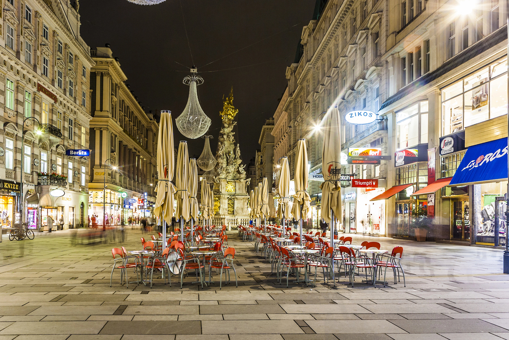 4Pfoten-Urlaub Wien bei Nacht